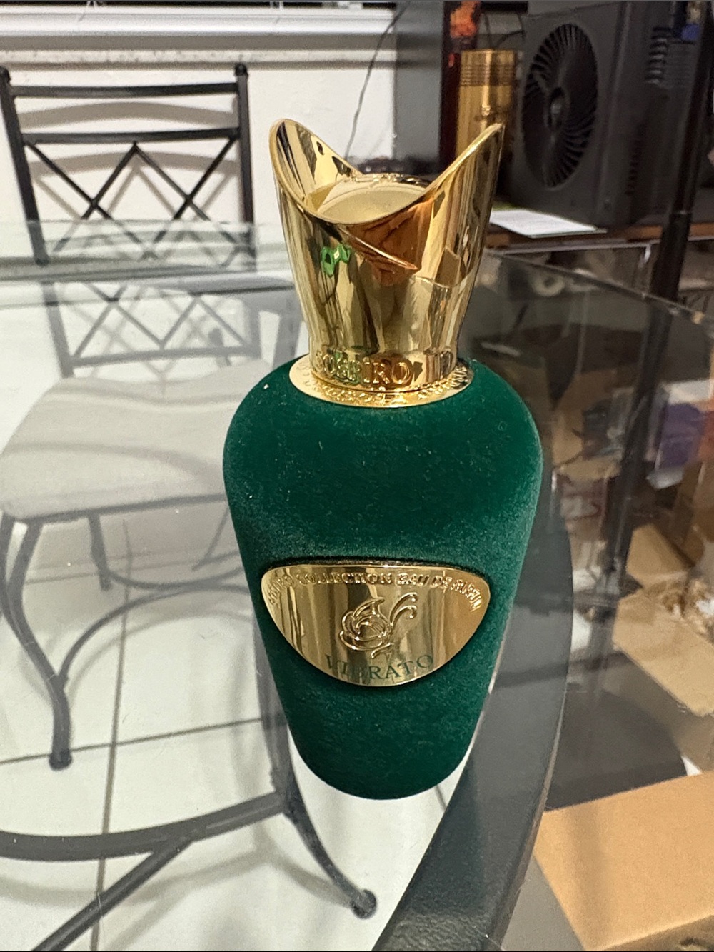 Perfume bottle- Empty Suspiro Vibrato